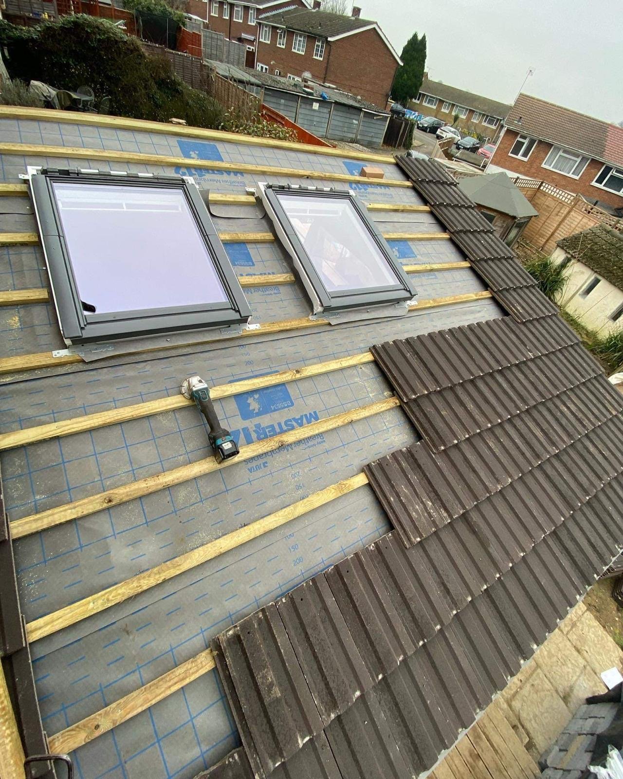 "Roof Tiling Around Skylight – Wimbledon SW19