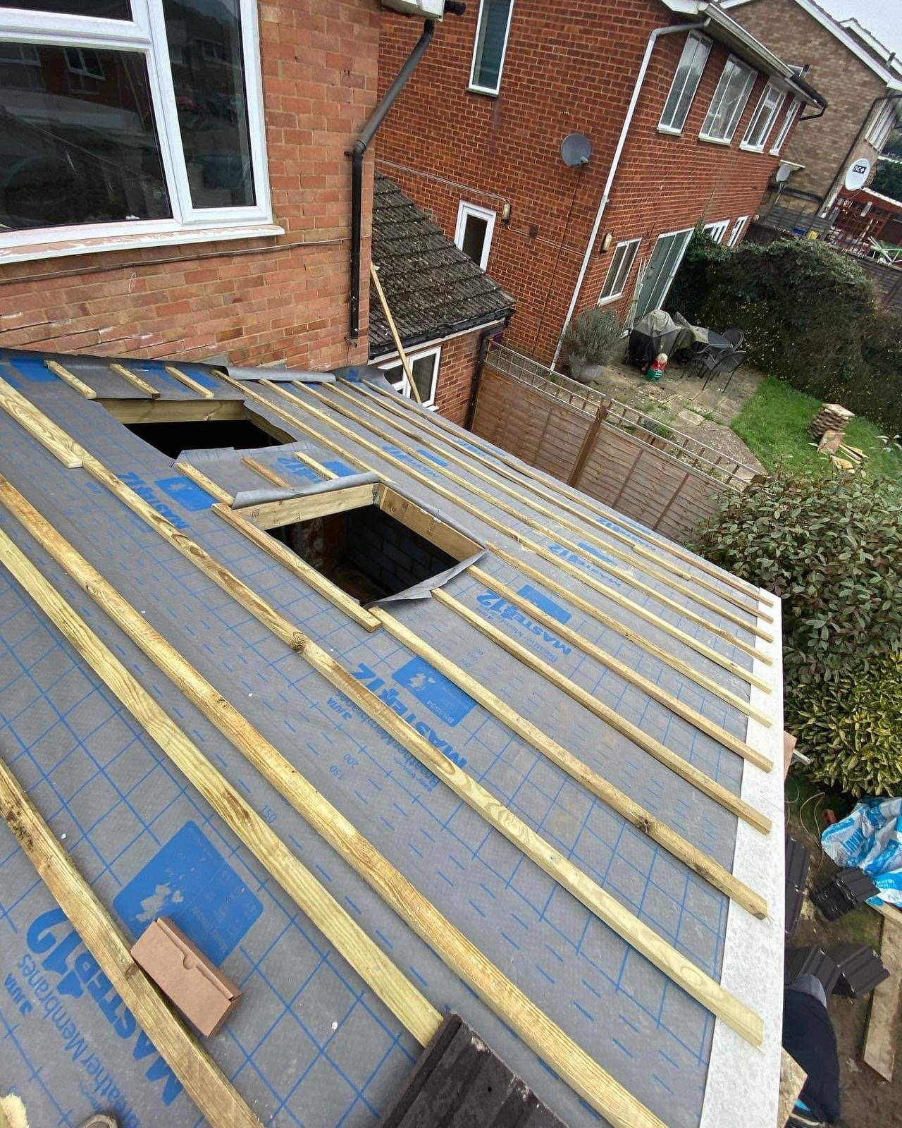 Dormer Loft Extension Structural Framework and Battening