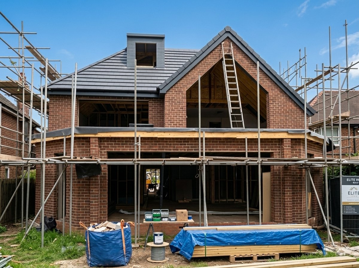Completed red tile roof installation, Wimbledon SW19